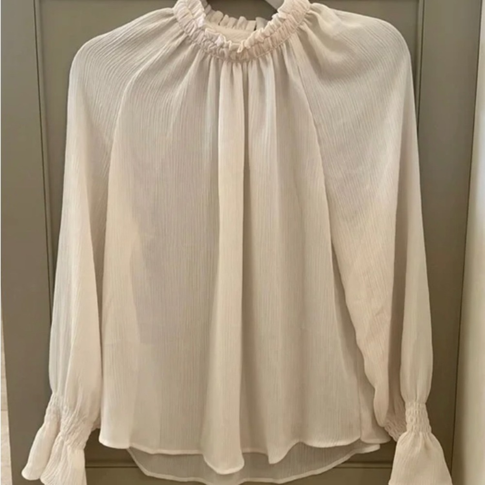 Elegant Cream Women's Blouse